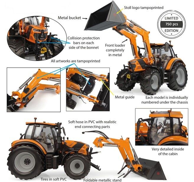 Universal Hobbies, Deutz-Fahr , UH6861, modeltractor, Limited Edition , 1:32